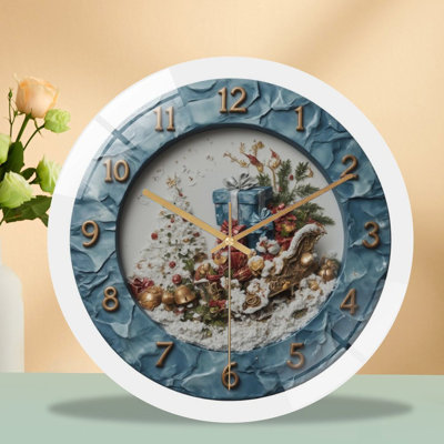 Horloge murale de Noël 12 po