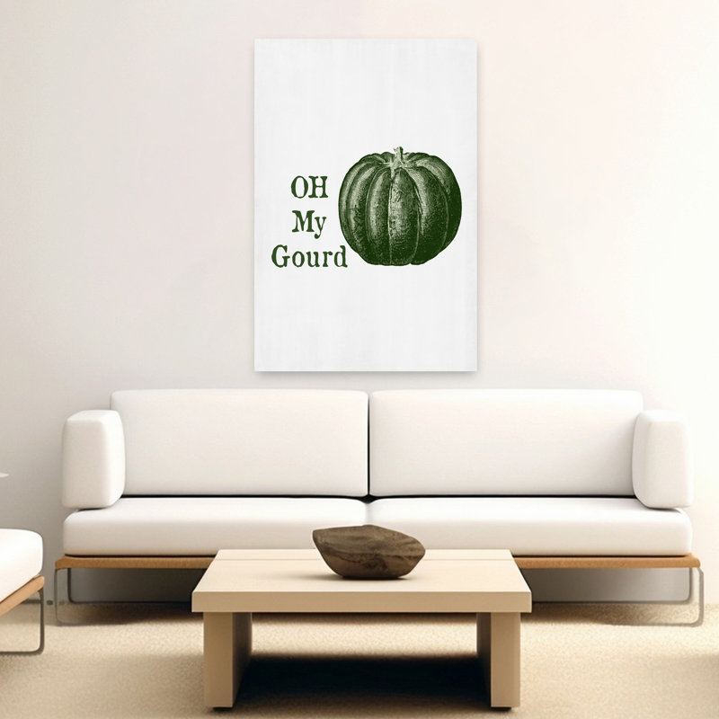 Oh My Gourd, art contemporain fantaisiste, H 60 po x l 40 po