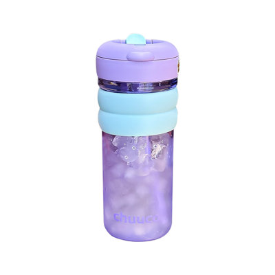 Bouteille d'eau de grande capacité pour la forme physique - plastique comestible - couvercle verrouillable - pour la salle de sport - extérieur - travail de bureau - 27 oz