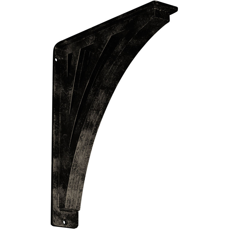 Support en fer forgé Nevio, Or pâle antique, H 12 po x l 2 po x P 10 po