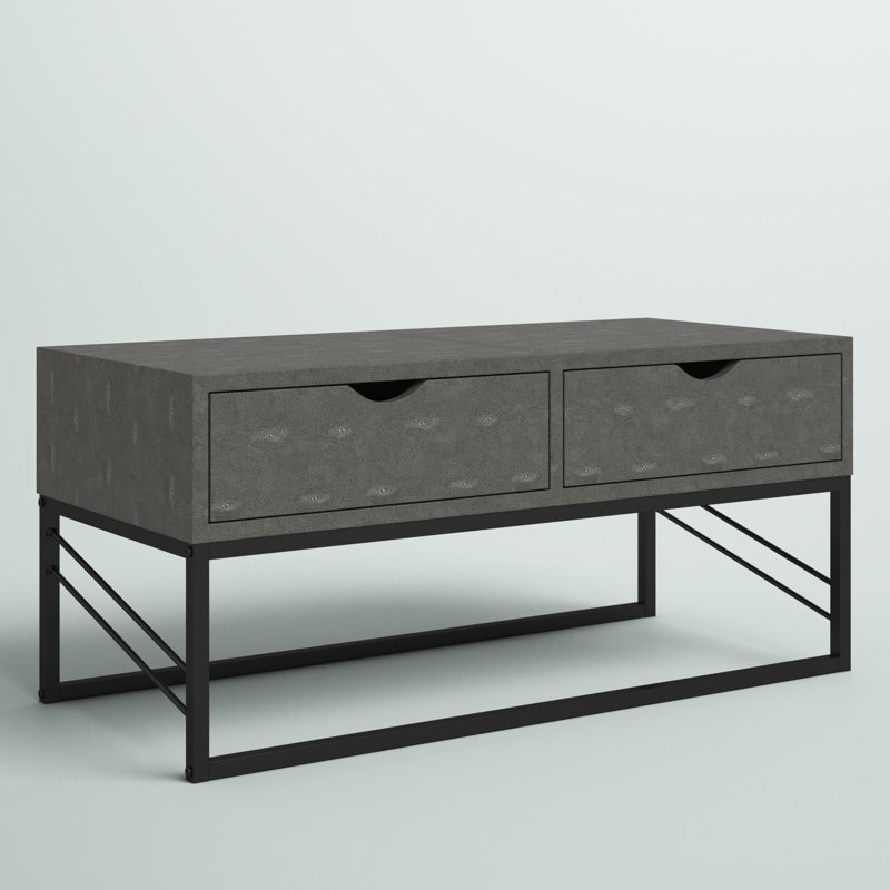 Table basse traîneau, Gris