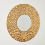 Fish Scale Free Form Iron Mirror