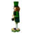 Kurt Adler Wooden Nutcracker, Leprechaun Soldier, 14in