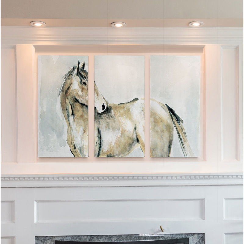 " Turning Toward Home " 3 - Pieces, 40" H x 60" W x 1.5" D