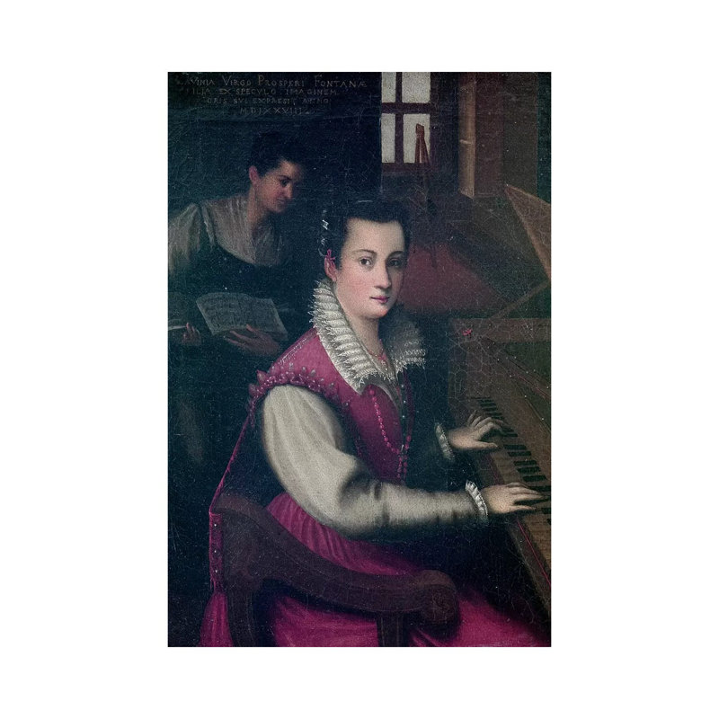 Self Portrait, 1578 (Galleria Degli Uffizi) 1 Piece Wrapped Canvas Painting, 66.04cm H x 45.72cm W x 1.91cm D