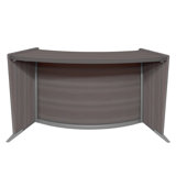 Naleiah 2 Person U-Shaped Solid + Manufactured Wood Reception Desk