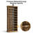 10-Tier Farmhouse Shoe Storage Cabinet with 8 Adjustable Shelves, 71" Freestanding Tall Shoe Organizer for Closet Entryway-146282287