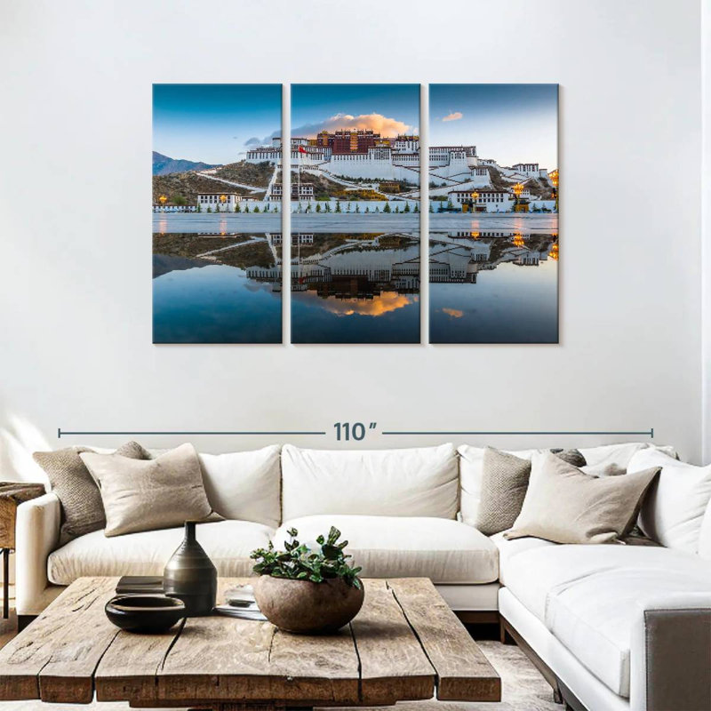 Hannes Potala Palace In Tibet, 48" H x 74" W