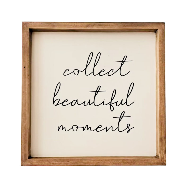 Décoration de table en bois 9,45 po blanc