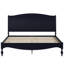 Structure de lit en bois avec tête de lit, lit plateforme rétro, tête de lit arquée traditionnelle et pied de lit, grand rangement sous le lit, aucun sommier tapissier requis, assemblage facile-1416628247-1416628240