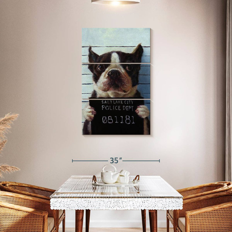 Mug Shot, 65" H x 42" W
