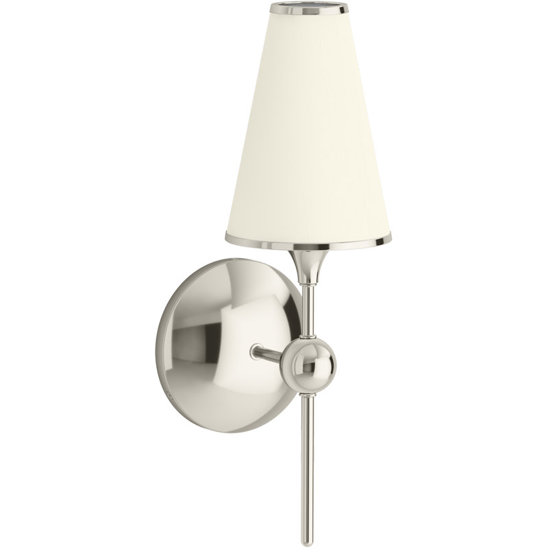 Parohn 1-Light Wallchiere, Polished Nickel
