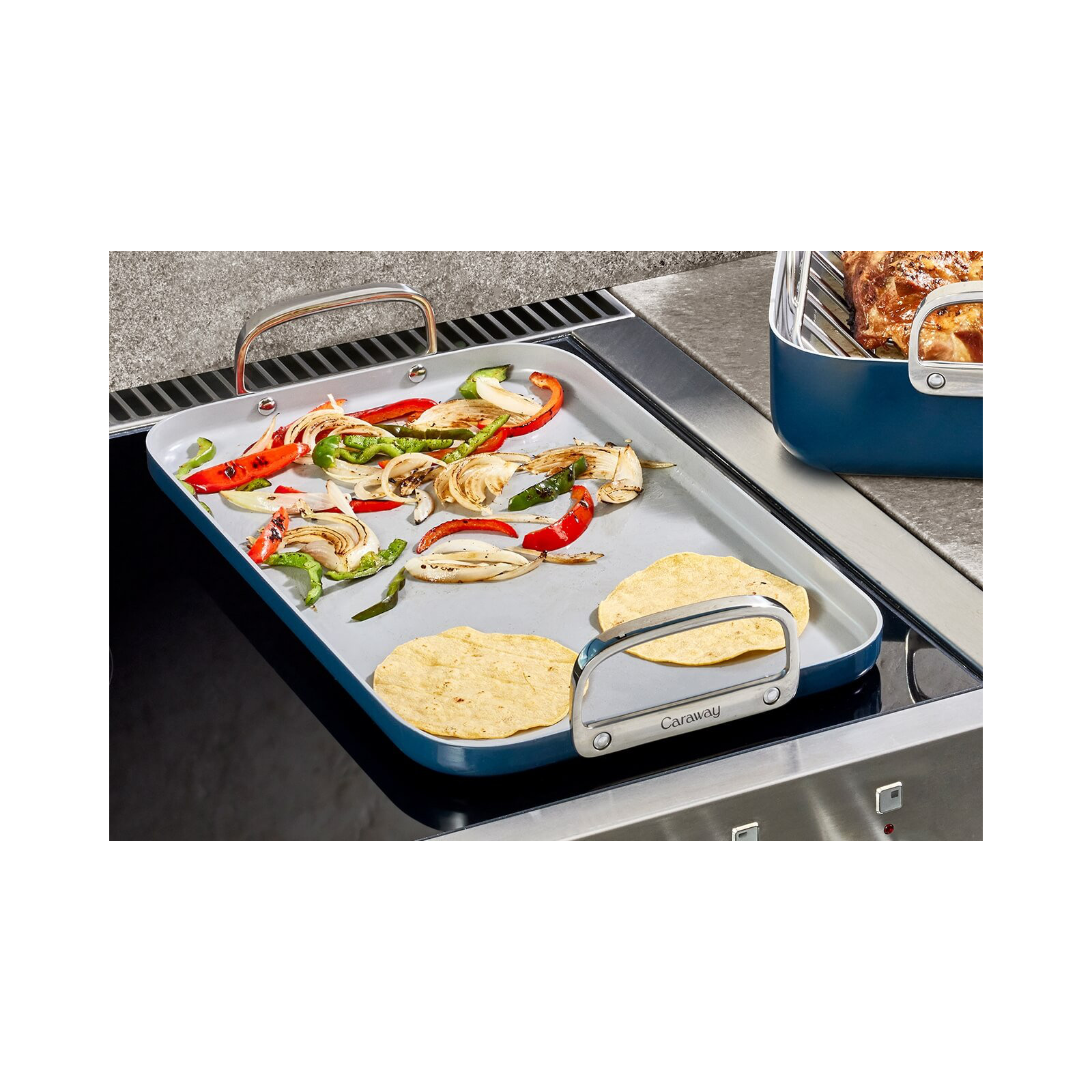 Caraway Double Griddle Burner, Navy
