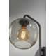 Glynda Single Light Glass Dimmable Plug-in Armed Sconce