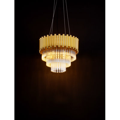 MAGNOLIA 5 - Light Gold Pendant