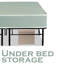 Matelas hybride mi-ferme en vinyle 9 po Bonneauville et lit plateforme en métal 14 po-68973020