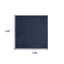 Tapis carré d'intérieur 9 po bleu