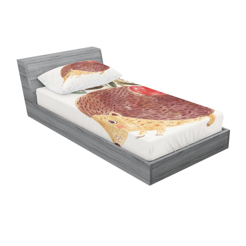 Microfiber Sheet Set, Twin Sheet Set with Fitted Sheet