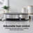 Hamilton Beach Crepe Maker, Includes Batter Cup, Batter Spreader & Spatula, 13inch,1000 Watts,8 settings, Stainess & Black, 38465