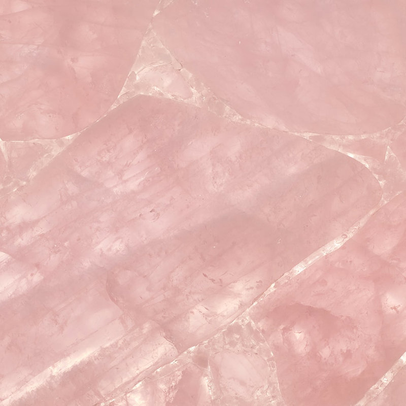 Premium Rose Quartz Tissue Box Cover