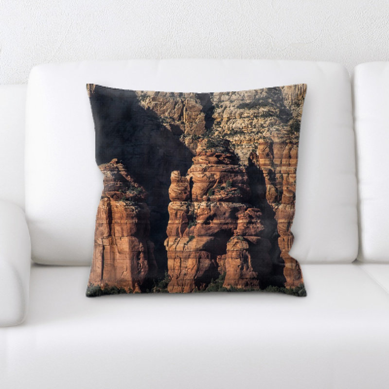 Microsuede Reversible Throw Pillow