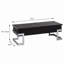 ACME Calnan Madeleine avec plateau relevable, noir brillant et chrome-33420000