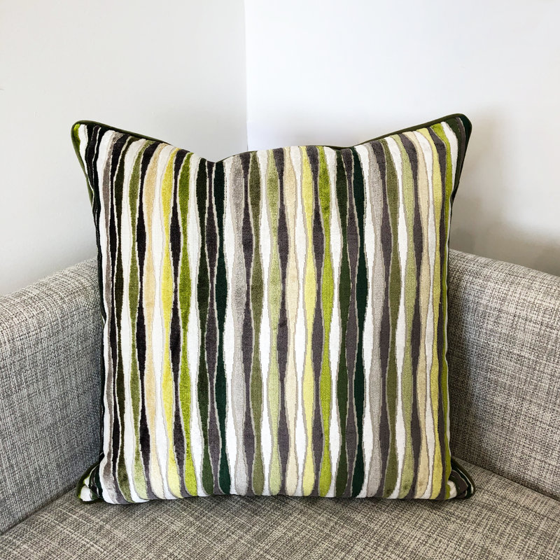 Velvet Square Pillow Cover & Insert, Apple