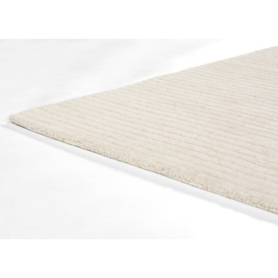 Guiness Handmade Wool Beige Rug