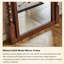 Miroir pleine longueur 59,06 po 59 po en bois massif sculpté rétro
