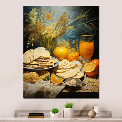 «Judaism Matzah Passover Feast» sur métal