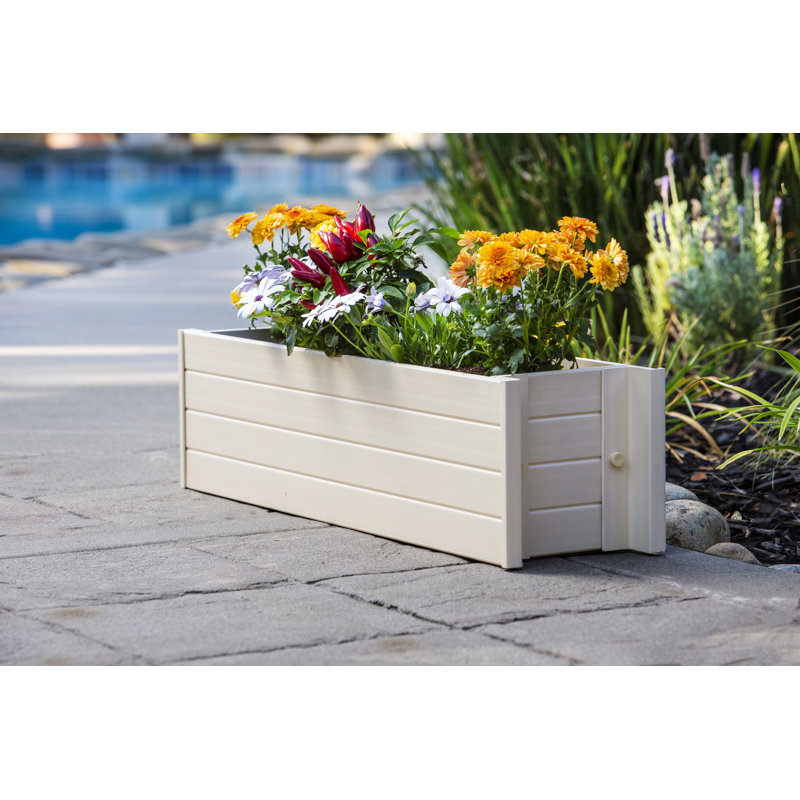 William Window Garden Box Planter, 7.5" H x 30" W x 7.3" D