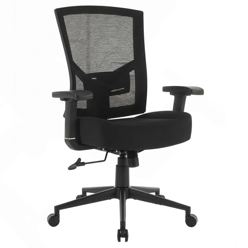 Big and Tall Office Chair 600lbs with Lumbar Support for Eight Hour Daily Work Ergonomic Mesh Desk Chair Widen 3D Cushion for Reading, Gaming