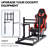Anman Gt/F1  Introductory Simulation Racing Cockpit 6030 Aluminum Racing Frame, Shift Panel With Additional Sidebar, And More Stable. Fit For Straight Drive Steering Wheel Gpro Csldd T818 , Includes Frame & Seat Only