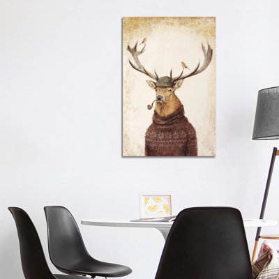 Thinking Wild by Mike Koubou - Wrapped Canvas Gallery-Wrapped Canvas Giclée