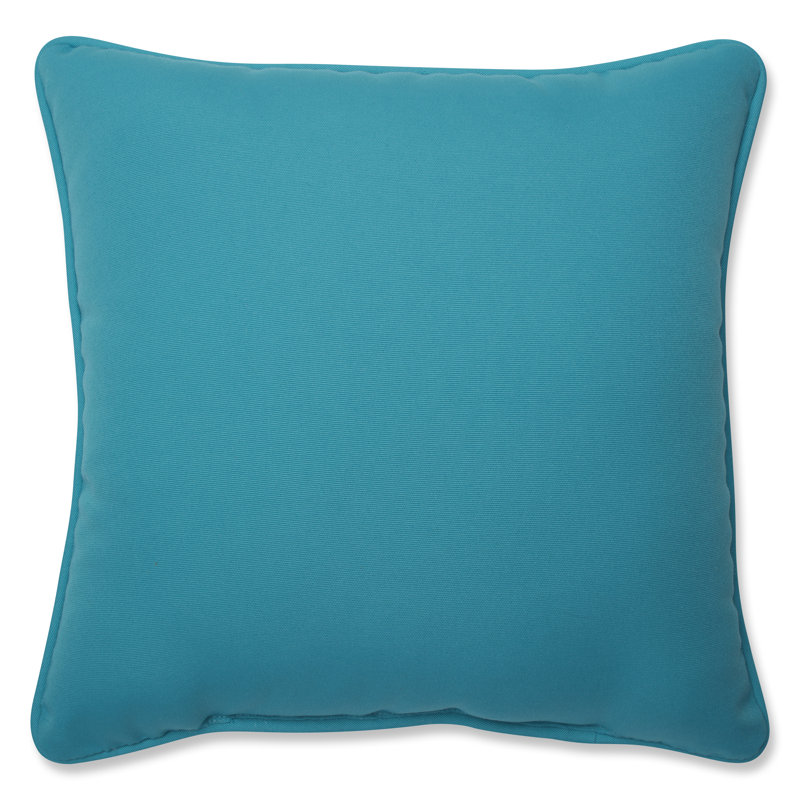 Allee Outdoor/Indoor Throw Pillow, Peacock