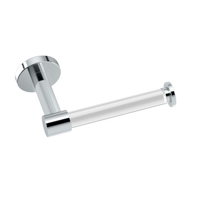 Clarion Wall Mounted Bathroom Toilet Paper Holder | Crystal Clear Acrylic