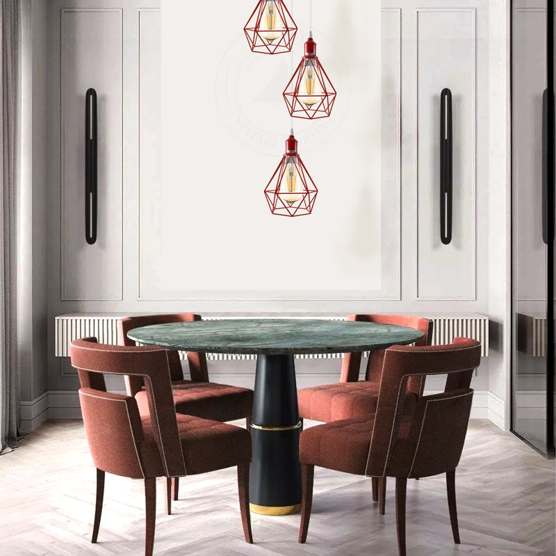 Alfie-Lee 3 - Light Pendant, Yes, Red