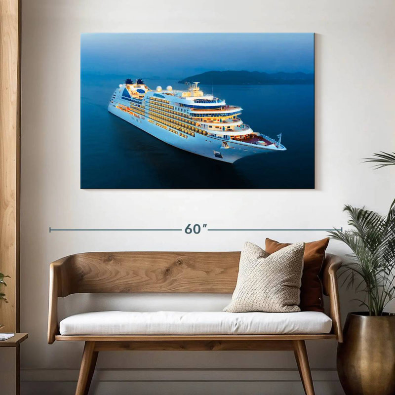 Cruise Ship, 32" H x 48" W