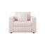 Rose - 44,9 po. Confortable pour la chambre à coucher et le salon. Durabilité de la structure en bois massif. Coussins lavables amovibles. Design élégant. Multifonctionnel avec rangement. Siège souple. Métal. 1 siège modulaire-1073089750