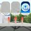 Parasol carré en porte-à-faux pour patio (sans base de parasol)-100145730-100145734