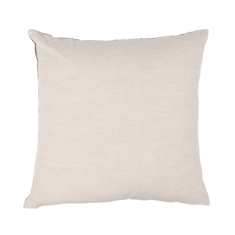 Equilibrium Abstract Linen Blend Throw Pillow, Teal/Antique Bronze Abstract