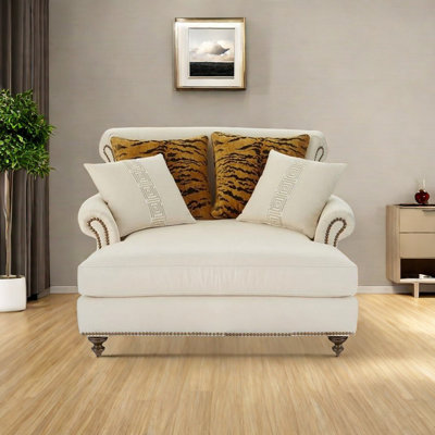 Fauteuil luxueux en pin