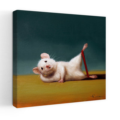 «Gym Rat Rat Side Leg Lift», art urbain contemporain