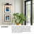 2-Light Adjustable Plug-In Picture Light w/ On/Off Switch-85853681
