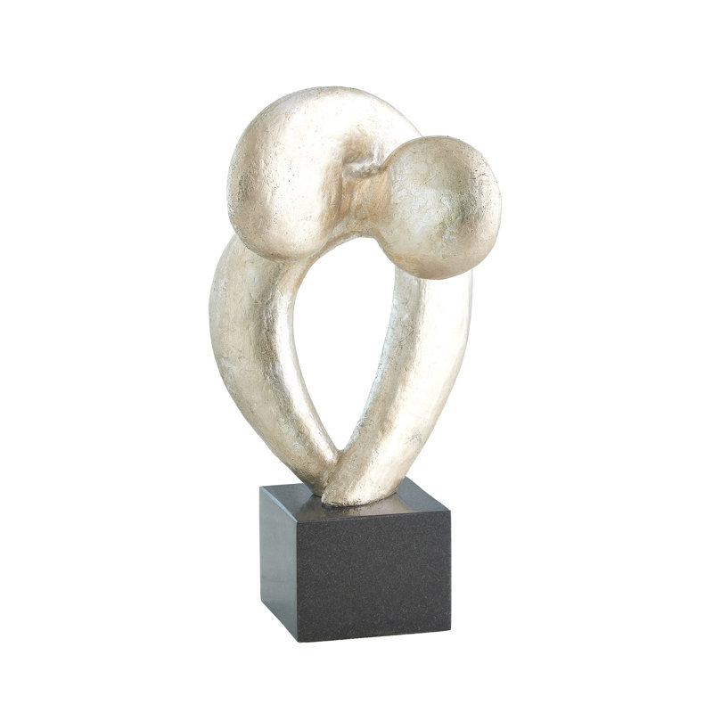 Align Sculpture-Silver Leaf