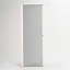 Porte moustiquaire enroulable blanche RS6 81-91 cm (L) x 203 cm (H), idéale pour les animaux, sans risque de pincement, installation facile, largeur réglable, fermeture éclair coupe-vent, robuste.-127122521