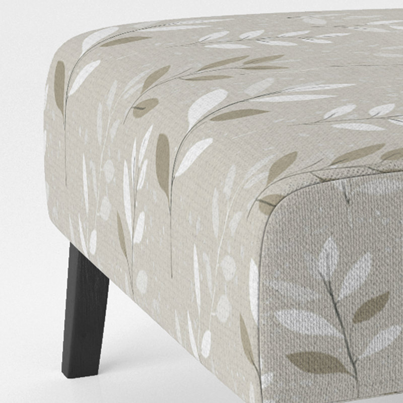 Fauteuil de chambre Country Farmhouse, Pantoufle sans accoudoirs