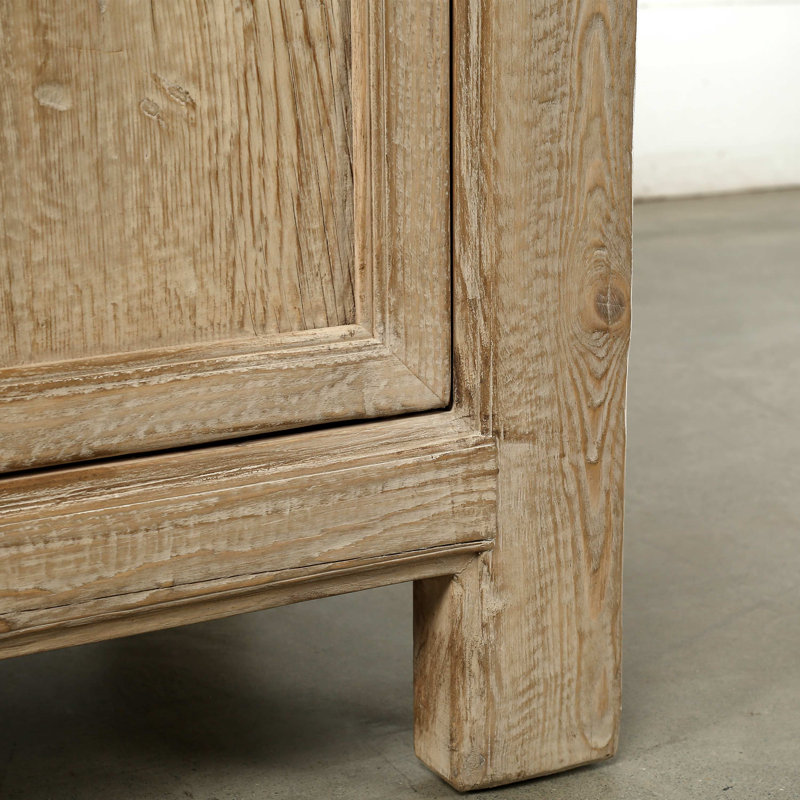 93'' W Solid Wood Sideboard, Natural