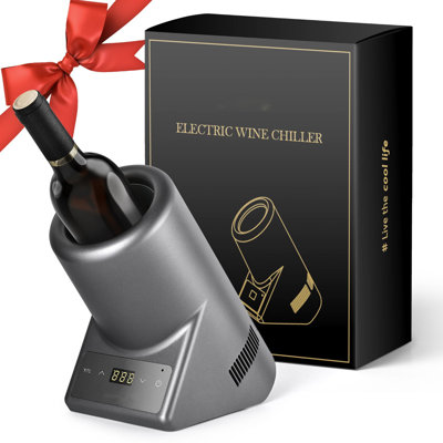 Symple Stuff Wine Chiller Electric, Portable Wine Bottle Chiller