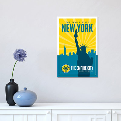 New York Empire State by Benton Park Prints - Wrapped Canvas Gallery-Wrapped Canvas Giclée
